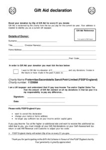 thumbnail of GIFT AID DECLARATION FORM 2016